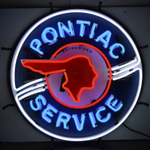 www.ktsamericanparts.de - NEON LEUCHTSCHILD PONTIAC